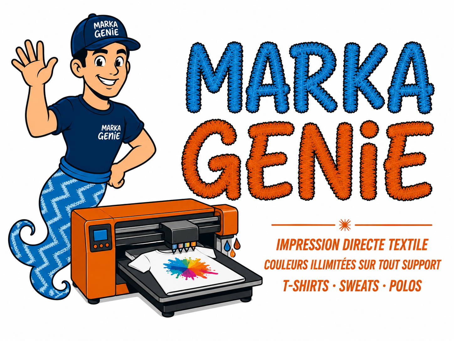 Impression DTG sur textile — MARKAGENIE