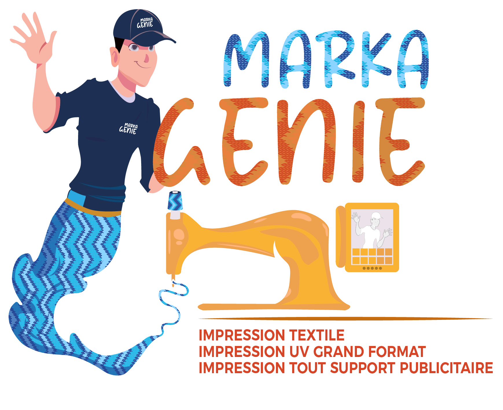 Impression DTG sur textile — MARKAGENIE